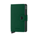 Secrid Miniwallet Yard│art. MY-GREEN│Pasjeshouder en Portemonnee│voorkant met witte achtergrond
