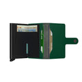 Secrid Miniwallet Yard│art. MY-GREEN│Pasjeshouder en Portemonnee│open met contant geld