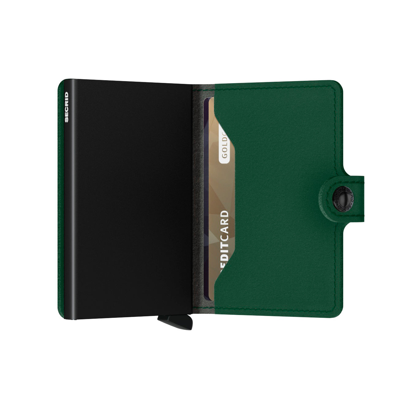 Secrid Miniwallet Yard│art. MY-GREEN│Pasjeshouder en Portemonnee│half open