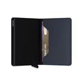 Secrid Slimwallet Matte│art. SM-NIGHTBLUE│Pasjeshouder en Portemonnee│half open