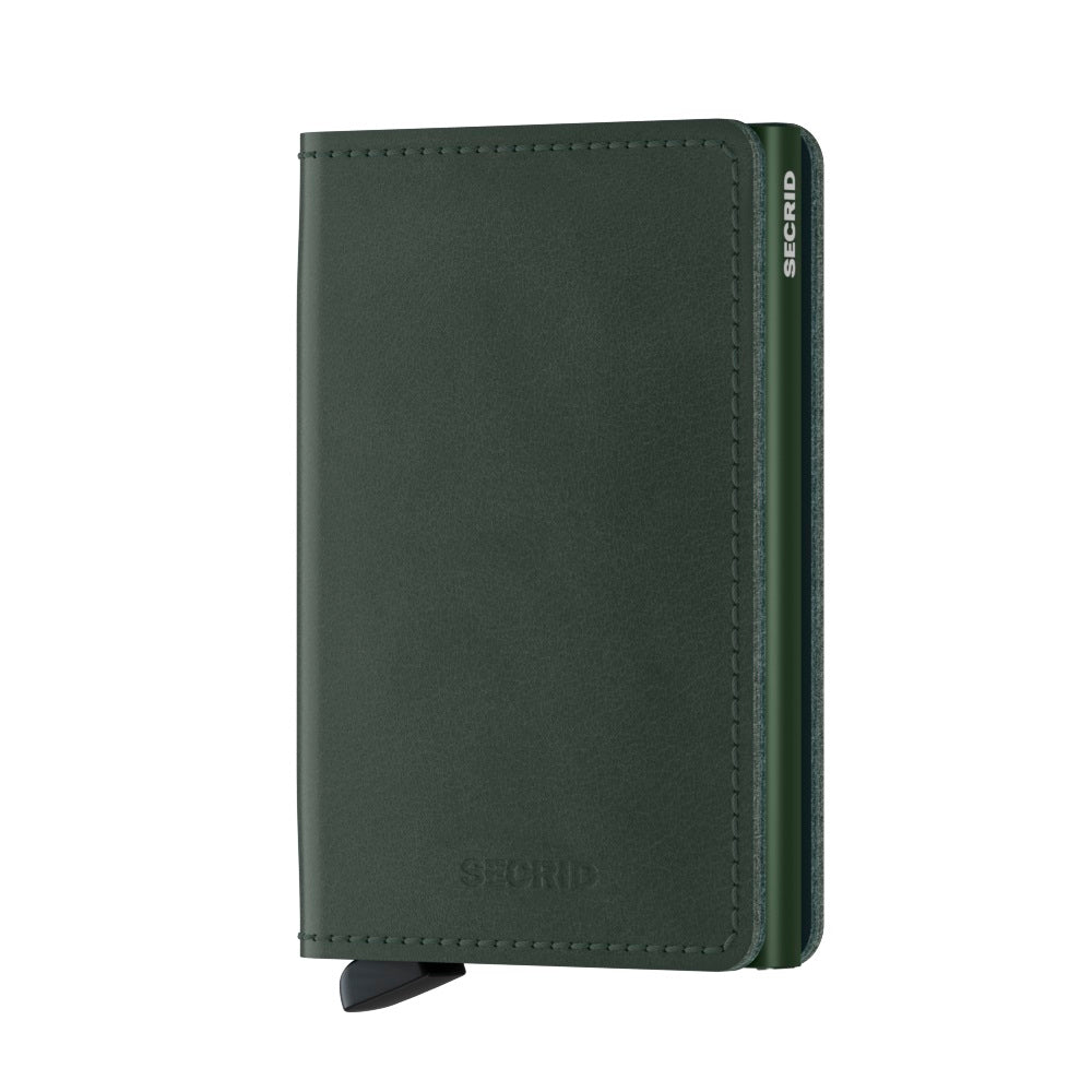 Secrid Slimwallet Original│art. SO-GREEN│Pasjeshouder│voorkant met witte achtergrond