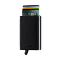 Secrid Slimwallet Rango│art. SRA-BLACK│Pasjeshouder│foto voorkant met uitgeschoven pasjes en clip