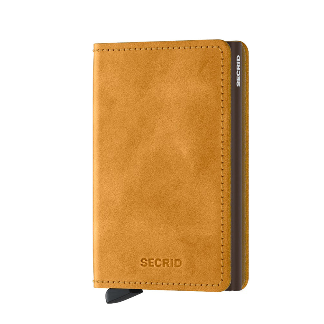 Secrid Slimwallet Vintage│art. SV-OCHRE│Pasjeshouder│voorkant met witte achtergrond