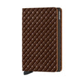Secrid Slimwallet Basket│art. SBA-BROWN│Pasjeshouder│voorkant met witte achtergrond