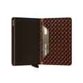 Secrid Slimwallet Basket│art. SBA-BROWN│Pasjeshouder en Portemonnee│half open