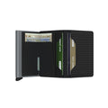 Secrid Slimwallet Cubic│art. SCU-BLACK-TITANIUM│Pasjeshouder│open met contant geld