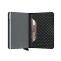 Secrid Slimwallet Cubic│art. SCU-BLACK-TITANIUM│Pasjeshouder en Portemonnee│half open