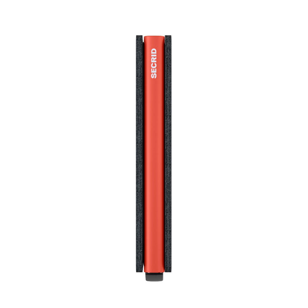 Secrid Slimwallet Matte│art. SM-NIGHTBLUE&ORANGE│Pasjeshouder en Portemonnee│zijkant