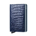 Secrid Slimwallet Nile│art. SN-BLUE│Pasjeshouder│voorkant met witte achtergrond