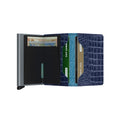 Secrid Slimwallet Nile│art. SN-BLUE│Pasjeshouder│geopend met contant geld