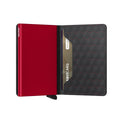 Secrid Slimwallet Optical│art. SOP-BLACK-RED│Pasjeshouder en Portemonnee│half open