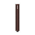 Secrid Slimwallet Saffiano│art. SSA-BROWN│Pasjeshouder en Portemonnee│zijkant