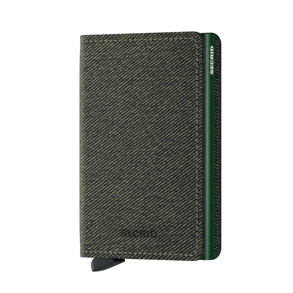 Secrid Slimwallet Twist│art. STW-GREEN│Pasjeshouder│voorkant met witte achtergrond