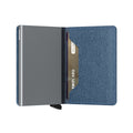 Secrid Slimwallet Twist│art. STW-JEANS-BLUE│Pasjeshouder en Portemonnee│half open
