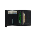 Secrid Slimwallet Veg│art. SVG-BLACK-BLACK│Pasjeshouder│geopend met contant geld