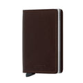 Secrid Slimwallet Original│art. SO-DARK-BROWN│Pasjeshouder│voorkant met witte achtergrond