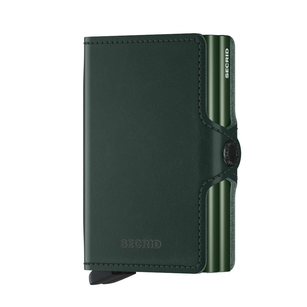 Secrid Twinwallet Original│art. TO-GREEN│Pasjeshouder│voorkant met witte achtergrond