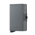 Secrid Twinwallet Carbon│art. TCA-COOLGREY│Pasjeshouder│voorkant met witte achtergrond