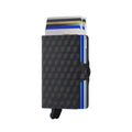 Secrid twinwallet Optical│art. TOP-TITANIUM-BLUE│Pasjeshouder│voorkant met betaalkaarten