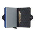 Secrid twinwallet Optical│art. TOP-TITANIUM-BLUE│Pasjeshouder en Portemonnee│half open