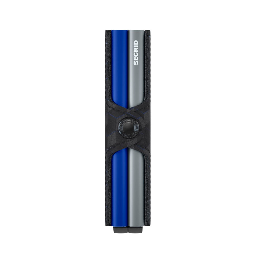Secrid twinwallet Optical│art. TOP-TITANIUM-BLUE│Pasjeshouder en Portemonnee│zijkant