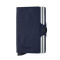 Secrid Twinwallet Veg│art. TVG-NAVY-SILVER│Pasjeshouder│voorkant met witte achtergrond