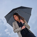Senz Storm Paraplu Large│Silk Grey│Senz Umbrella│Lifestyle paraplu open achtergrond wolken