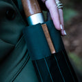 Senz Stormparaplu Mini Automatic De Luxe│Opvouwbaar│Pue Black│Senz Umbrella│foto handvat met hoes