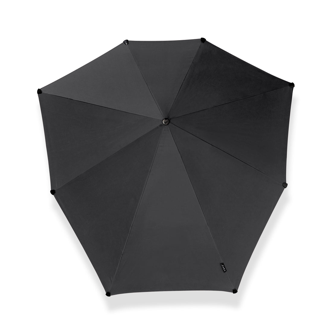 Senz Storm Paraplu Large│Pure Black│Senz Umbrella│product foto open zijkant