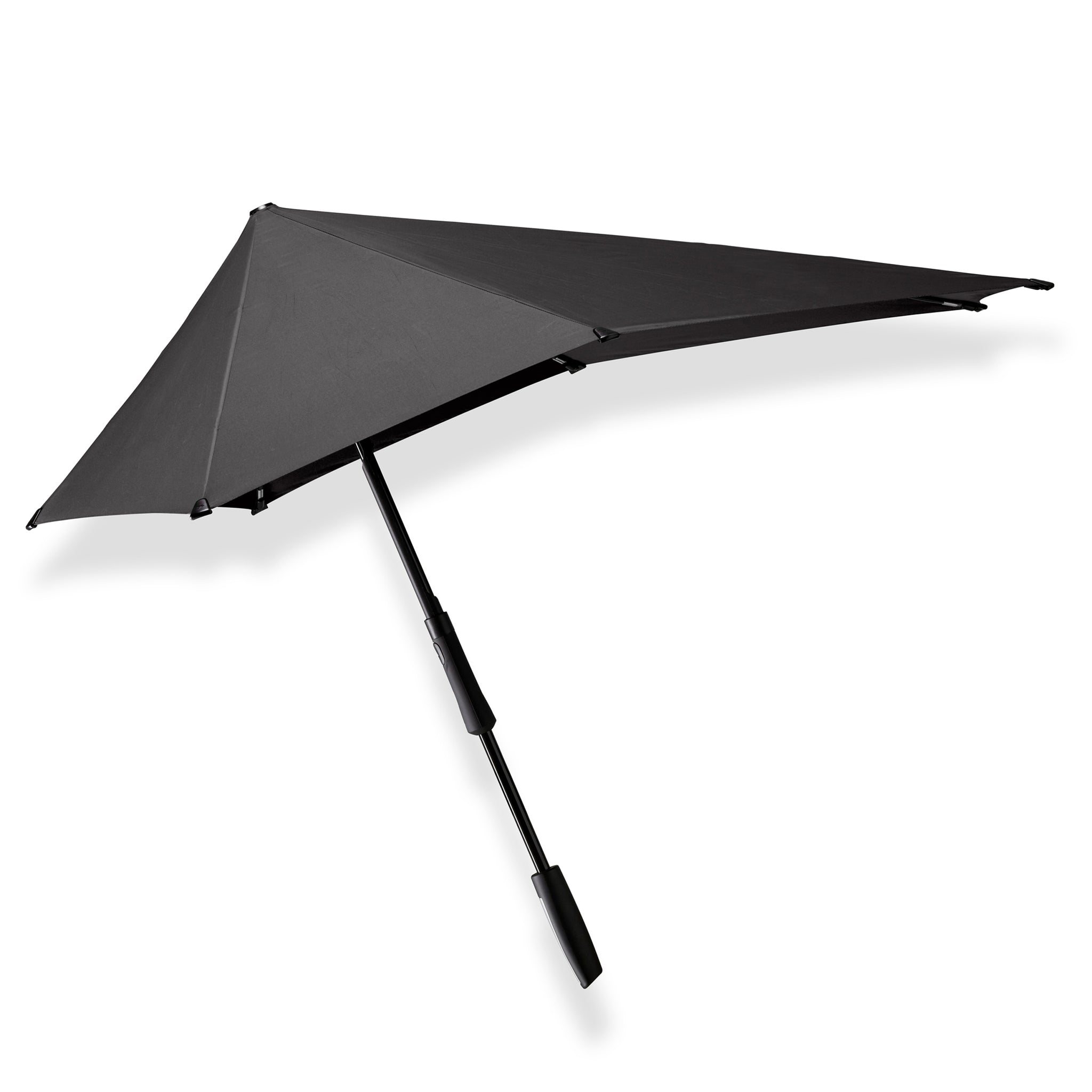 Senz Storm Paraplu Large│Pure Black│Senz Umbrella│product foto open zijkant