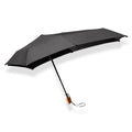 Senz Stormparaplu Mini Automatic De Luxe│Opvouwbaar│Pue Black│Senz Umbrella│foto zijkant geopend