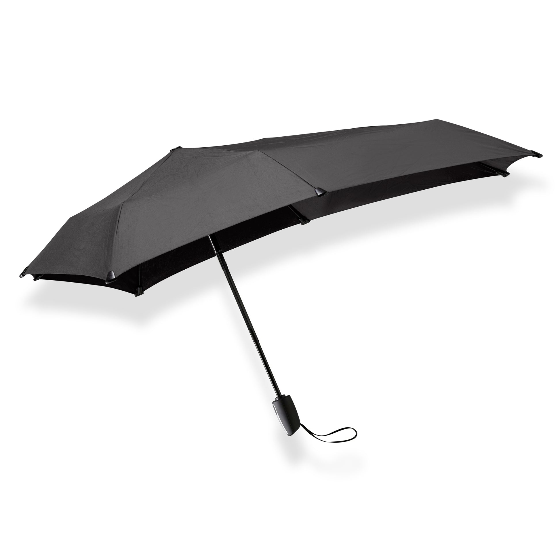 Senz Stormparaplu Mini Automatic│Opvouwbaar │Senz Umbrella│Pure Black│zijkant open