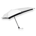Senz Stormparaplu Mini│Opvouwbaar │Shiny Silver│Senz Umbrella│product foto open zijkant