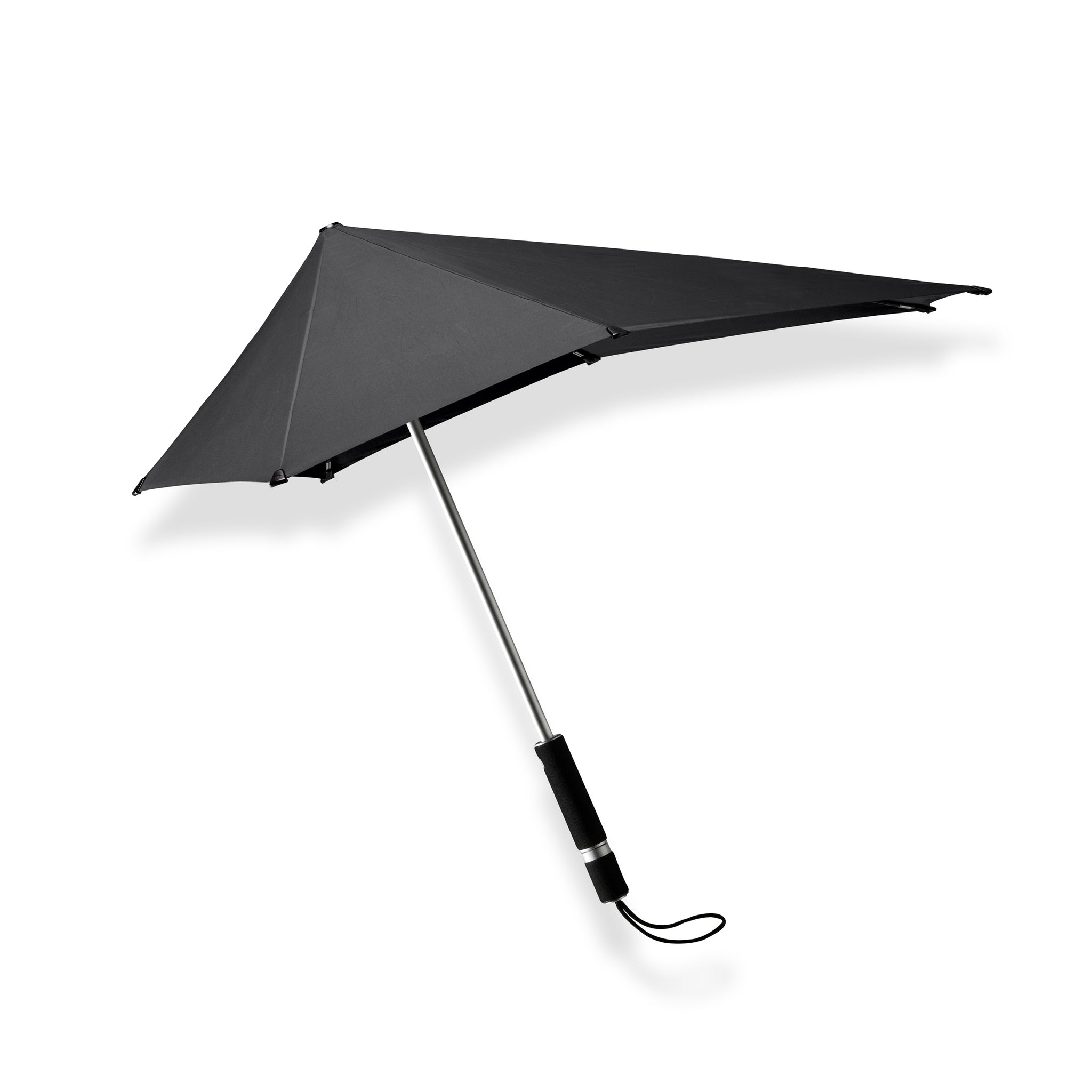Senz Paraplu Original│Pure Black│Storm Paraplu│product foto zijkant open