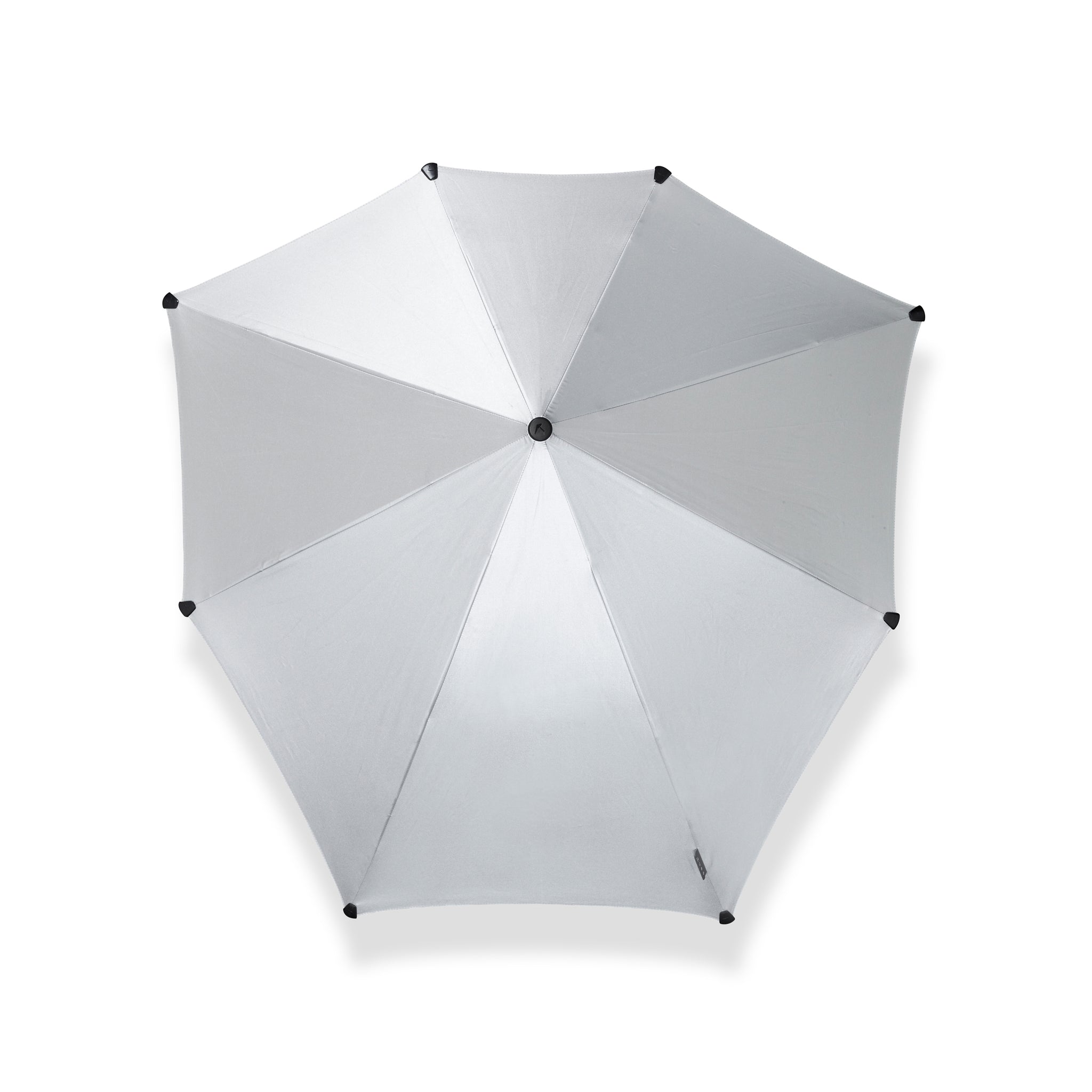 Senz Paraplu Original│Shiny Silver│Storm Paraplu│product foto bovenkant