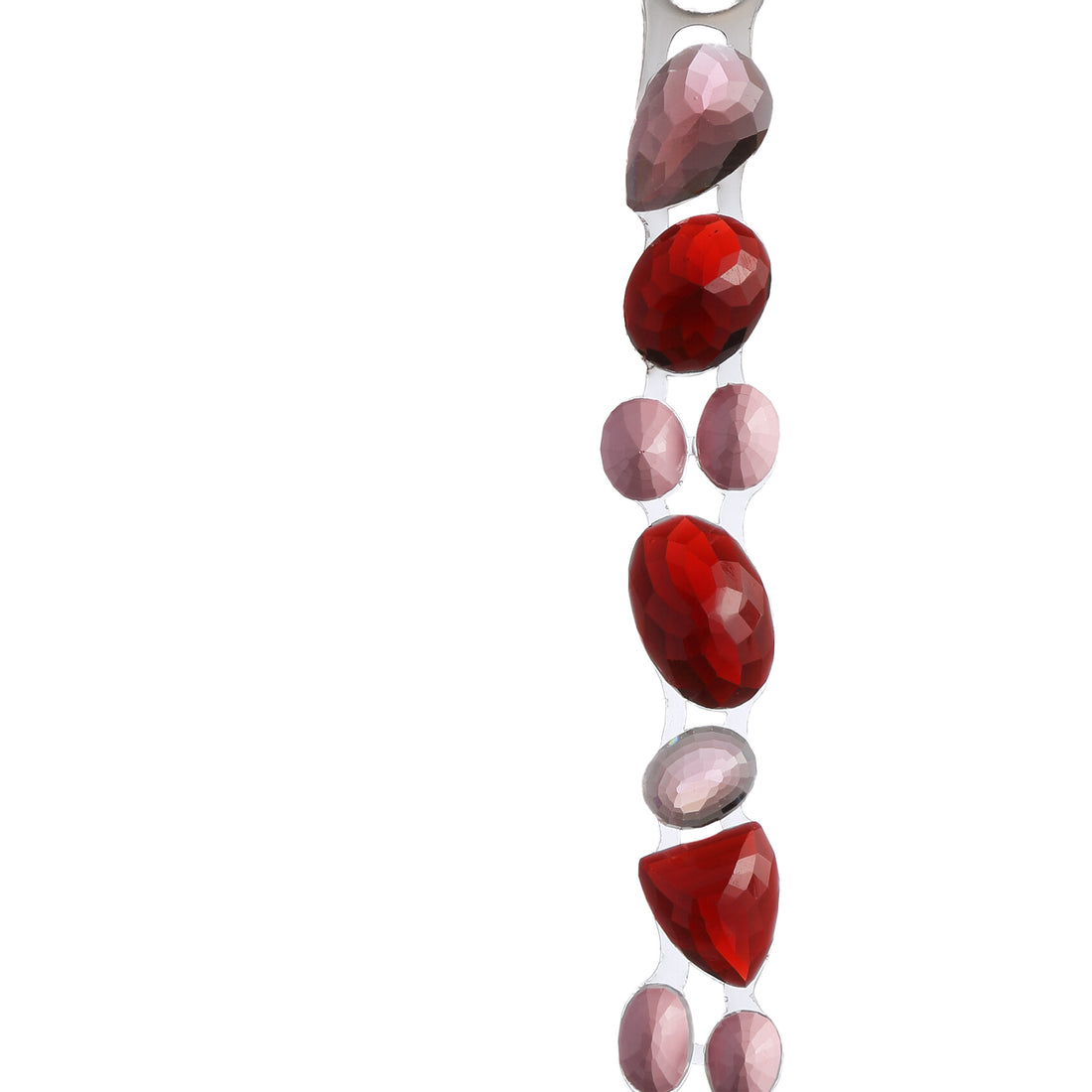 Single Stones Bracelet Red│Corsari Jewels│Armband rood│foto schuin