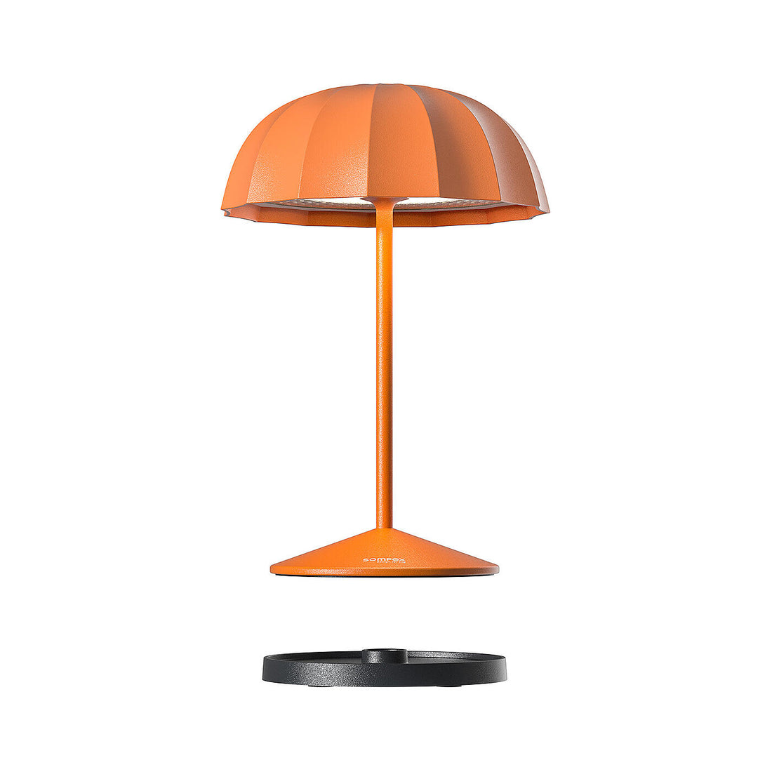 Sompex Ombrellino Oplaadbare Buitenlamp│Oranje│art. 78357│vooraanzicht met witte achtergrond