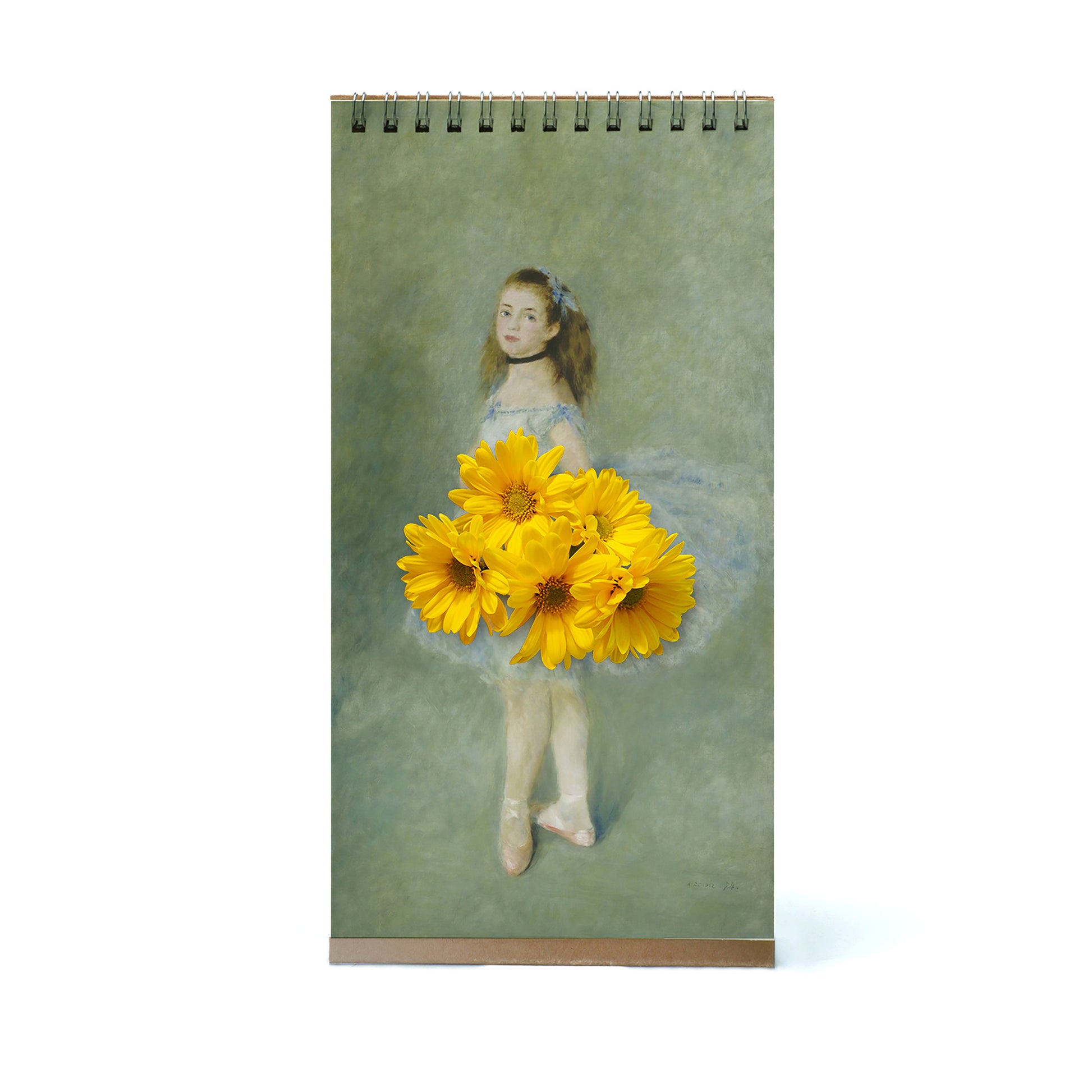 Flip Vase Museum│Spextrum│art. S003MUSEUM│schilderij ballerina met gele bloemen