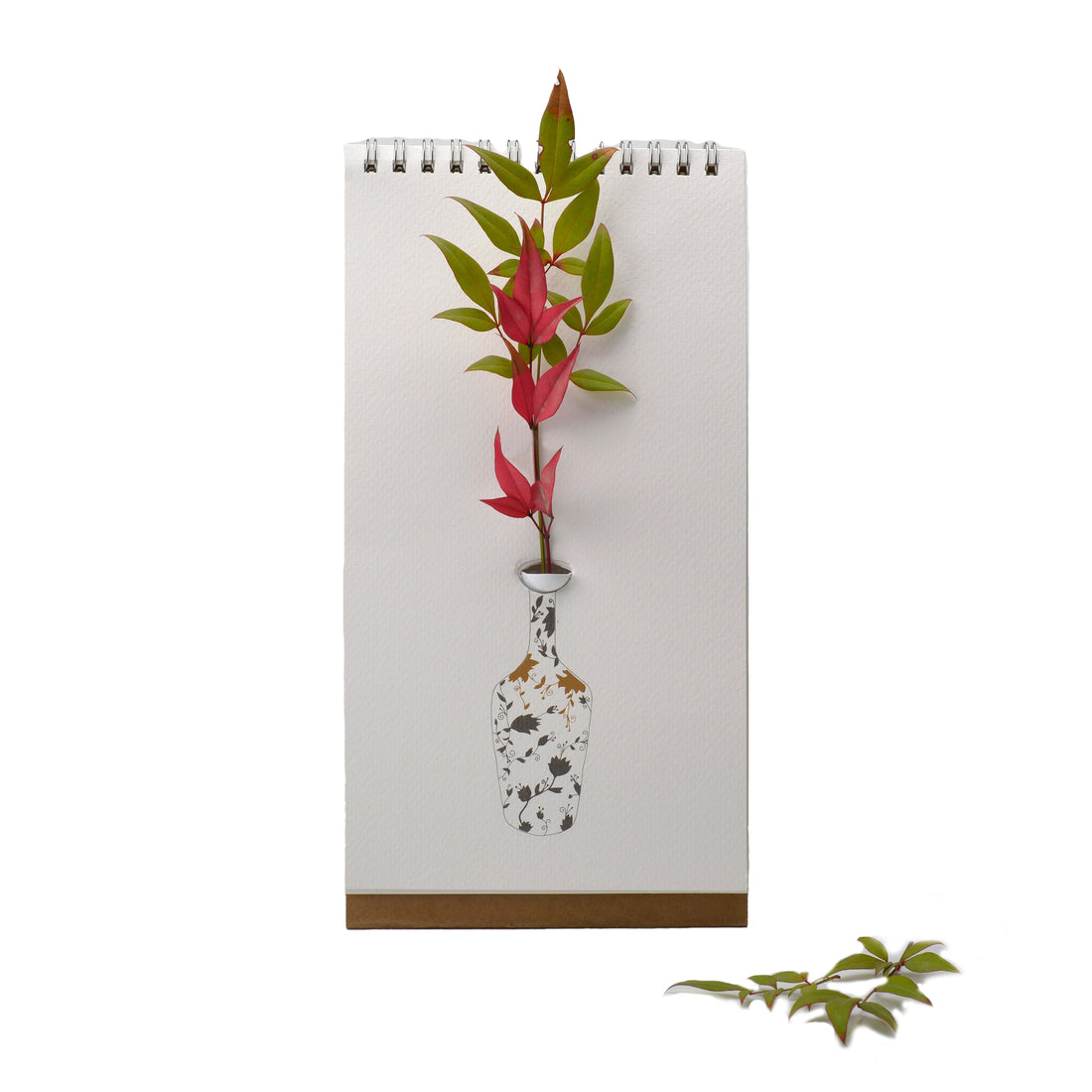 Flip Vase Spextrum│Vase Gold│Papieren vaas │art. S003GOLD│goud en zwart