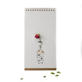 Flip Vase Spextrum│Vase Gold│Papieren vaas │art. S003GOLD│met gouden en zwarte bloemen