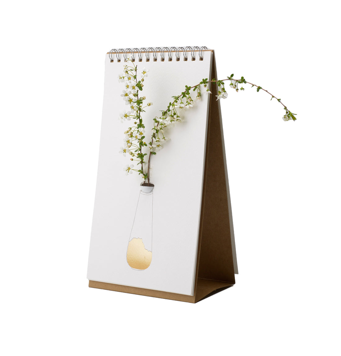 Flip Vase Spextrum│Vase Gold│Papieren vaas │art. S003GOLD│goud en zwart
