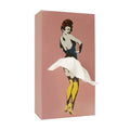 Tissue Up Girl Pink│Tissuebox Spextrum│Retro Pin-Up zakdoekhouder│foto schuin