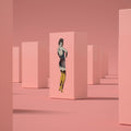 Tissue Up Girl Pink│Tissuebox Spextrum│Retro Pin-Up zakdoekhouder│foto in rij