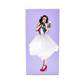 Tissue Up Girl Tissuebox│Purple│Retro Pin Up zakdoekhouder│foto front