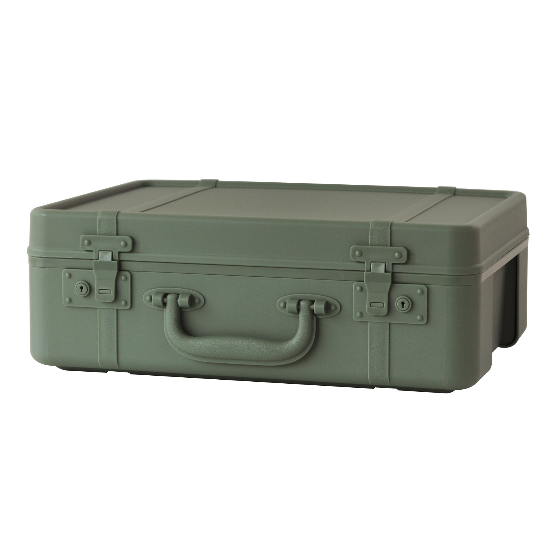 Opbergkoffer Trunk Story Hachiman│Medium Donkergroen│art. 240457│vooraanzicht met witte achtergrond