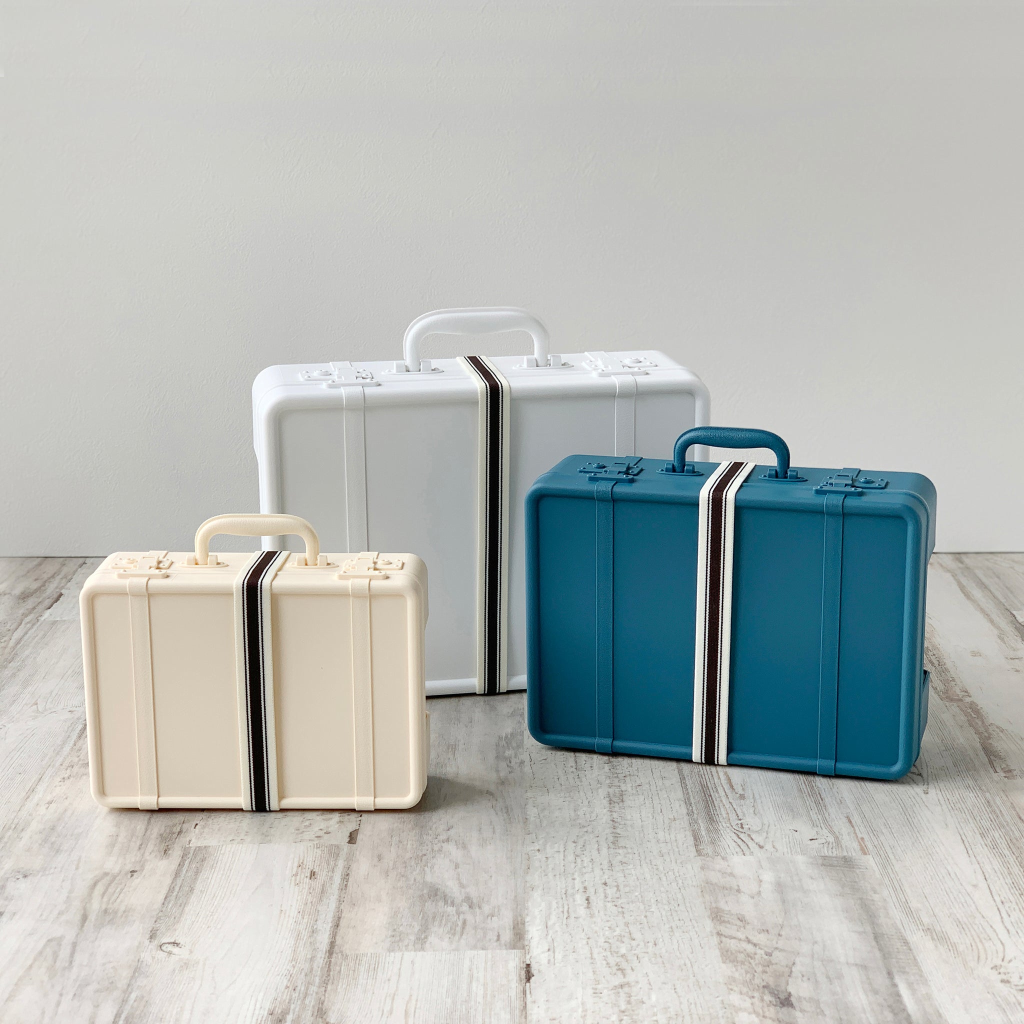 Opbergkoffer Trunk Story Hachiman│Medium Grey│Opbergdoos│met riem