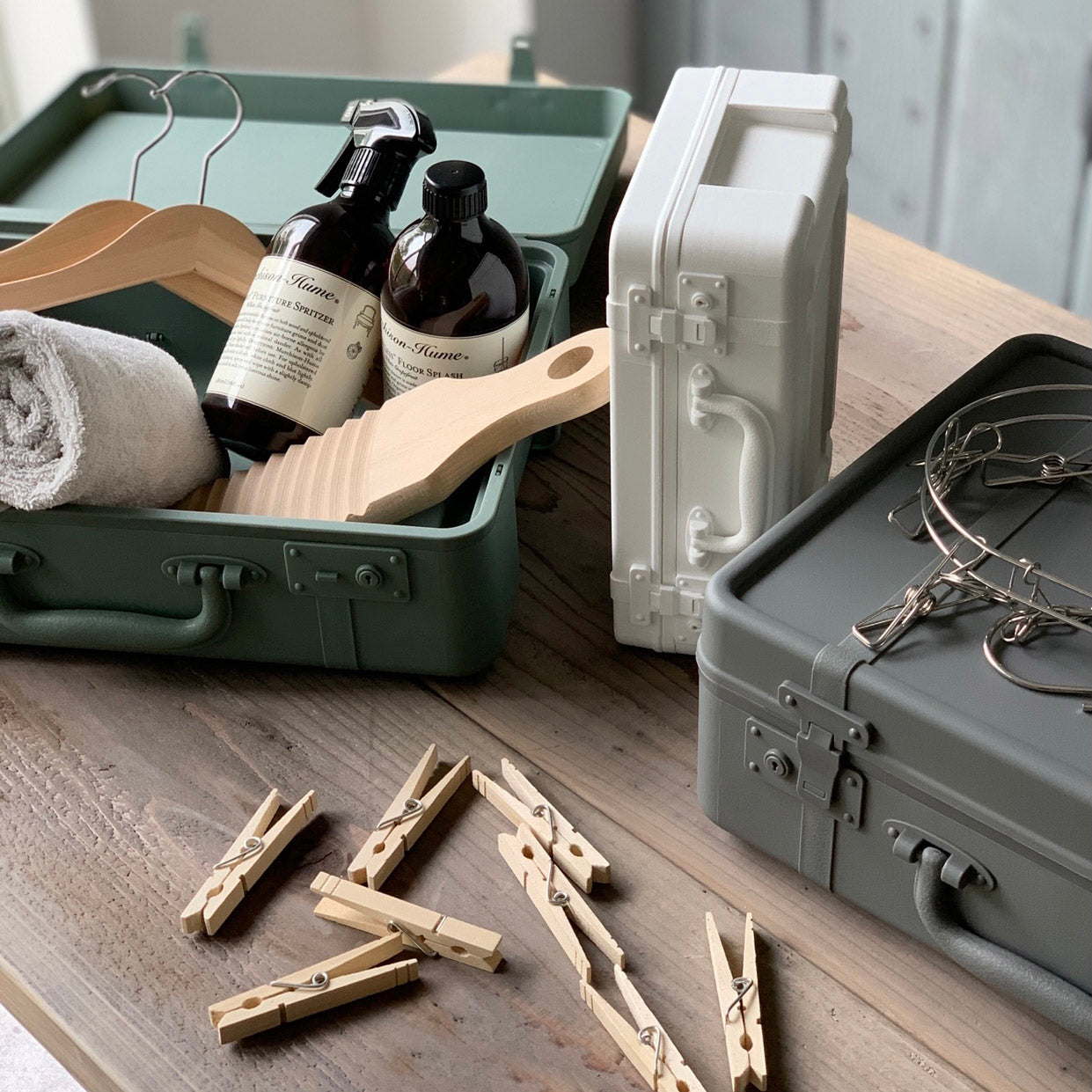 Opbergkoffer Trunk Story Hachiman│Medium White│Opbergdoos│liefestyle diversen