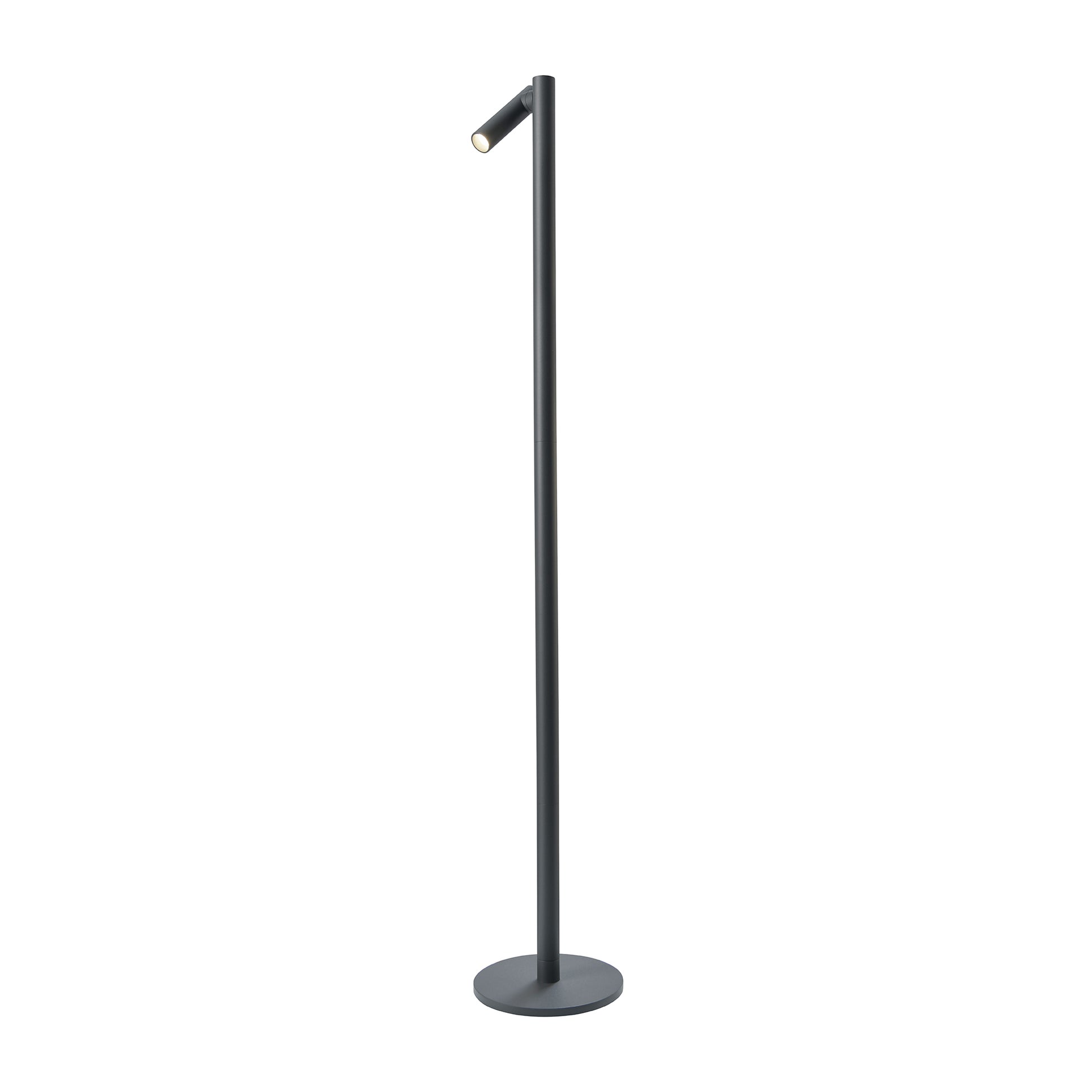 Tubo Oplaadbare Vloerlamp Antraciet│Sompex│draadloos│art. 78112│voorkant met witte achtergrond