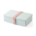 Uhmm 01 Morning Mist Opvouwbare Lunchbox│art. 981270│vooraanzicht met strap Delicate Pink