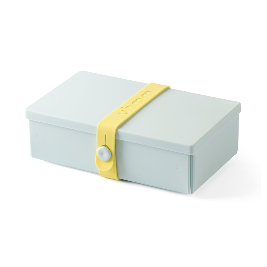 Uhmm 01 Morning Mist Opvouwbare Lunchbox│art. 981270│vooraanzicht met Strap Citrus